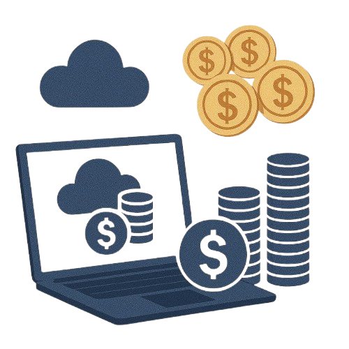 Cloud cost savings illustration